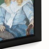 Mary Cassatt's Boy with Golden Curls - Charming Impressionist Portrait Art