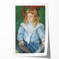 Mary Cassatt's Boy with Golden Curls - Charming Impressionist Portrait Art