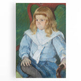 Mary Cassatt's Boy with Golden Curls - Charming Impressionist Portrait Art