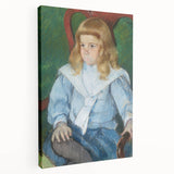 Mary Cassatt's Boy with Golden Curls - Charming Impressionist Portrait Art
