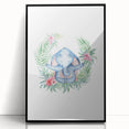 Personalized Kids Art – Meditative Elephant Nursery Wall Decor