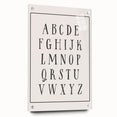 Rustic Alphabet Nursery Wall Art – Baby Room Decor & Kids Prints