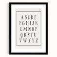 Rustic Alphabet Nursery Wall Art – Baby Room Decor & Kids Prints
