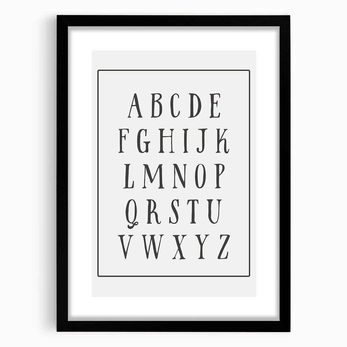 Rustic Alphabet Nursery Wall Art – Baby Room Decor & Kids Prints