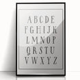 Rustic Alphabet Nursery Wall Art – Baby Room Decor & Kids Prints