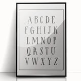 Rustic Alphabet Nursery Wall Art – Baby Room Decor & Kids Prints