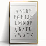 Rustic Alphabet Nursery Wall Art – Baby Room Decor & Kids Prints