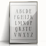 Rustic Alphabet Nursery Wall Art – Baby Room Decor & Kids Prints