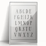 Rustic Alphabet Nursery Wall Art – Baby Room Decor & Kids Prints