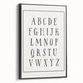 Rustic Alphabet Nursery Wall Art – Baby Room Decor & Kids Prints