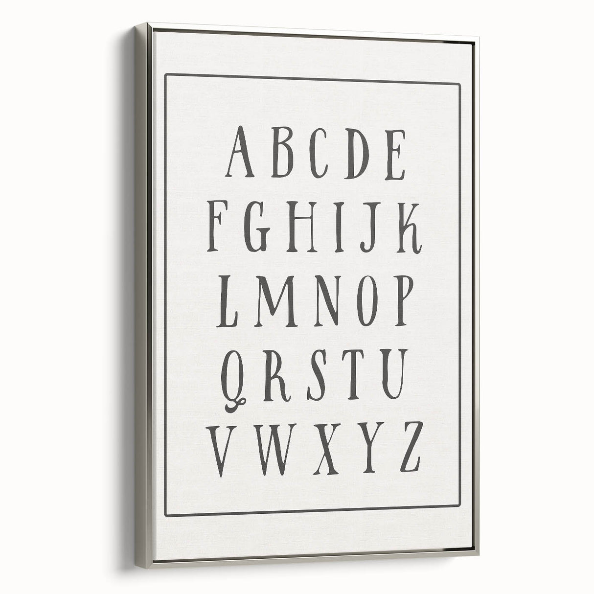 Rustic Alphabet Nursery Wall Art – Baby Room Decor & Kids Prints