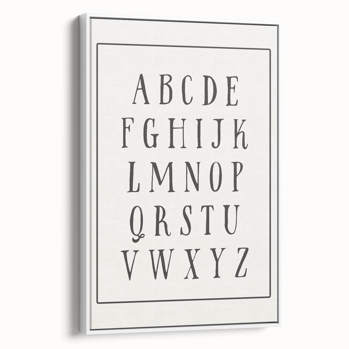 Rustic Alphabet Nursery Wall Art – Baby Room Decor & Kids Prints