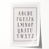 Rustic Alphabet Nursery Wall Art – Baby Room Decor & Kids Prints