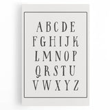 Rustic Alphabet Nursery Wall Art – Baby Room Decor & Kids Prints
