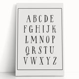 Rustic Alphabet Nursery Wall Art – Baby Room Decor & Kids Prints