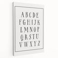 Rustic Alphabet Nursery Wall Art – Baby Room Decor & Kids Prints