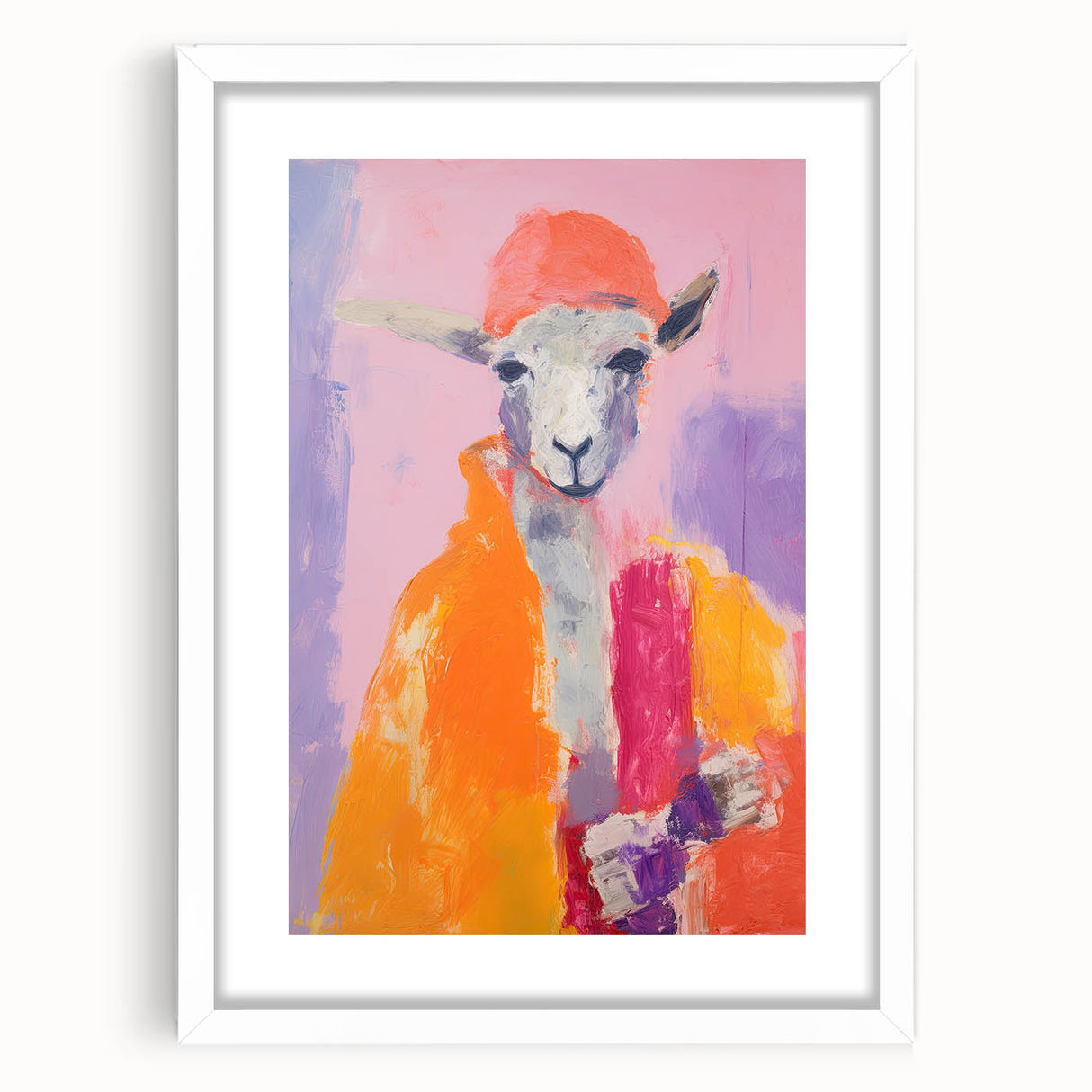 Children's Wall Art Prints – Playful Lamb Nursery Decor