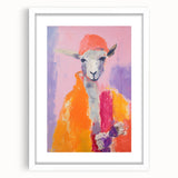 Children's Wall Art Prints – Playful Lamb Nursery Decor