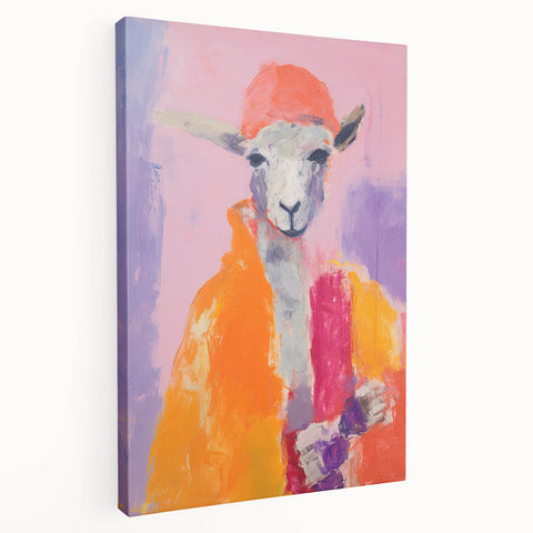 Children's Wall Art Prints – Playful Lamb Nursery Decor