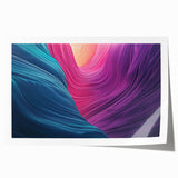 Vibrant landscape print showcasing stunning canyons in earthy tones, expertly rolled and packaged in a protective tube, ideal for wall decor enthusiasts.