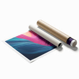 Vibrant landscape print showcasing stunning canyons in rich earthy tones, rolled and packaged in a protective tube, ideal for home decor and art enthusiasts.