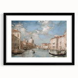 Black-framed landscape artwork with a white mat, showcasing a serene natural scene, perfect for home decor and enhancing living spaces. Ideal for art enthusiasts.