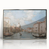 Framed acrylic landscape artwork showcasing a serene silver-toned scene with intricate details, perfect for modern home decor or office ambiance, enhancing aesthetic appeal and tranquility.