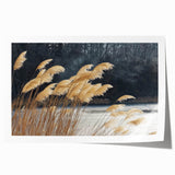 Extra large rolled print of close-up floral art in vibrant greens and pinks, ideal for art wall dining room or bathroom.