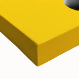 Unique Pop Art Wall Art – Vibrant KAWS-Inspired Figure on Yellow Background