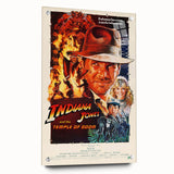 Retro Indiana Jones Temple of Doom Poster Art - Vintage Adventure Prints