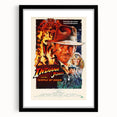 Retro Indiana Jones Temple of Doom Poster Art - Vintage Adventure Prints