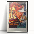 Retro Indiana Jones Temple of Doom Poster Art - Vintage Adventure Prints