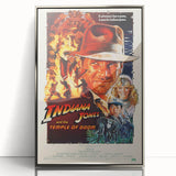 Retro Indiana Jones Temple of Doom Poster Art - Vintage Adventure Prints