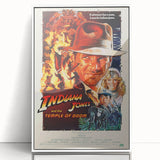 Retro Indiana Jones Temple of Doom Poster Art - Vintage Adventure Prints