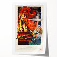Retro Indiana Jones Temple of Doom Poster Art - Vintage Adventure Prints