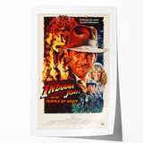 Retro Indiana Jones Temple of Doom Poster Art - Vintage Adventure Prints
