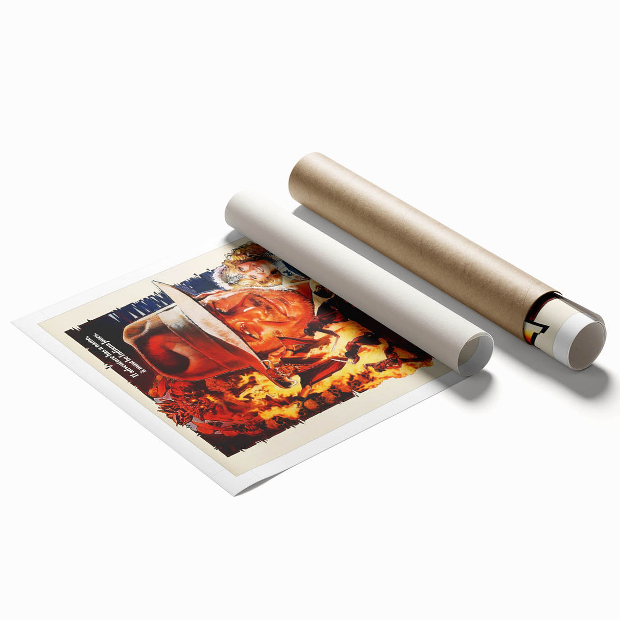 Retro Indiana Jones Temple of Doom Poster Art - Vintage Adventure Prints