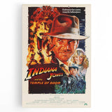 Retro Indiana Jones Temple of Doom Poster Art - Vintage Adventure Prints