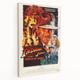 Retro Indiana Jones Temple of Doom Poster Art - Vintage Adventure Prints