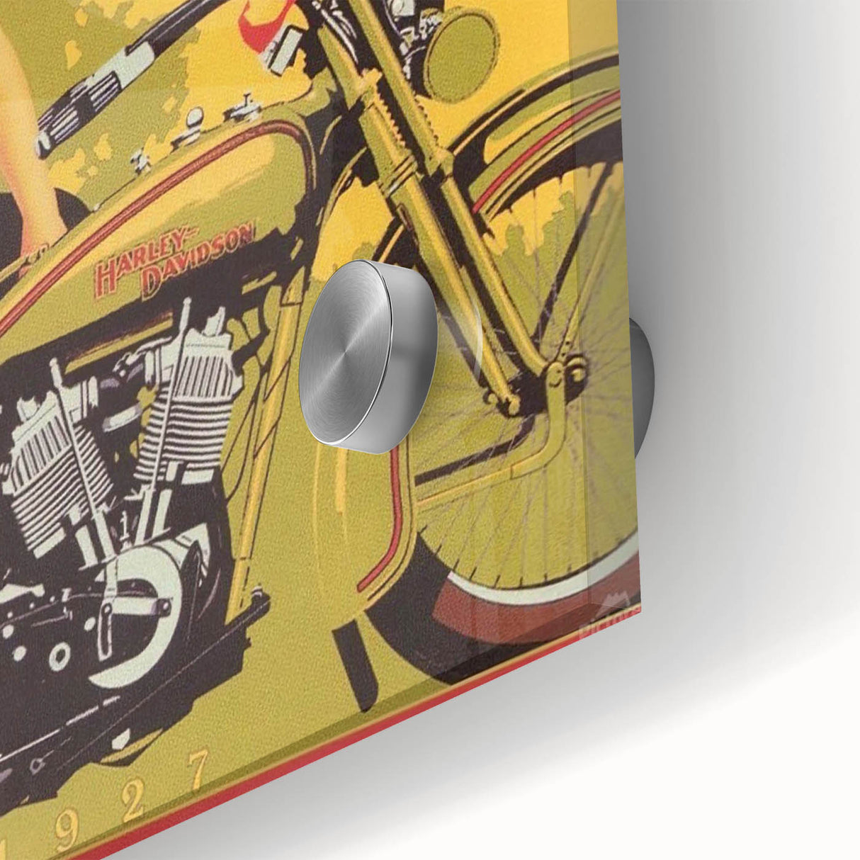 Retro Harley-Davidson Poster - Vintage Motorcycle Wall Art