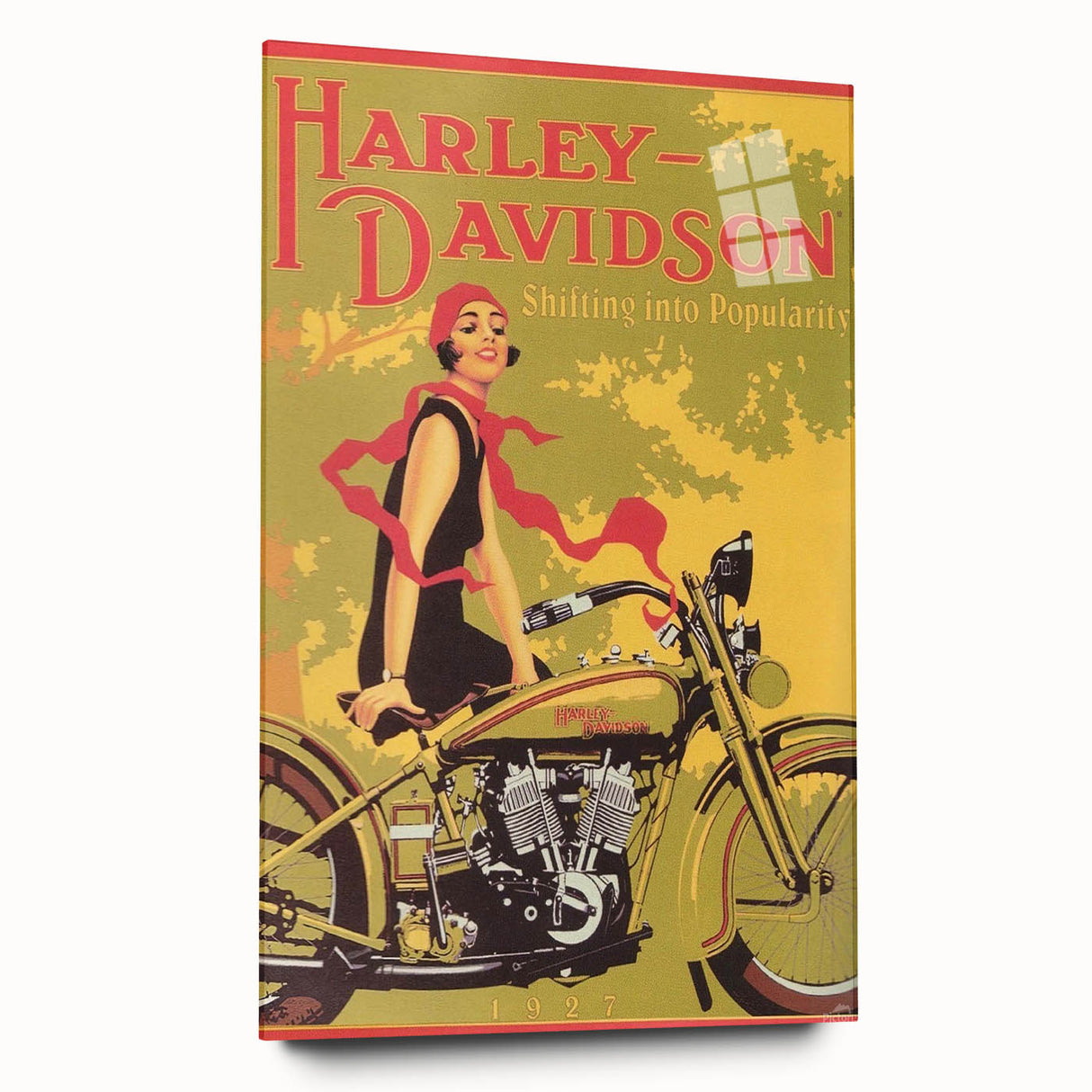 Retro Harley-Davidson Poster - Vintage Motorcycle Wall Art