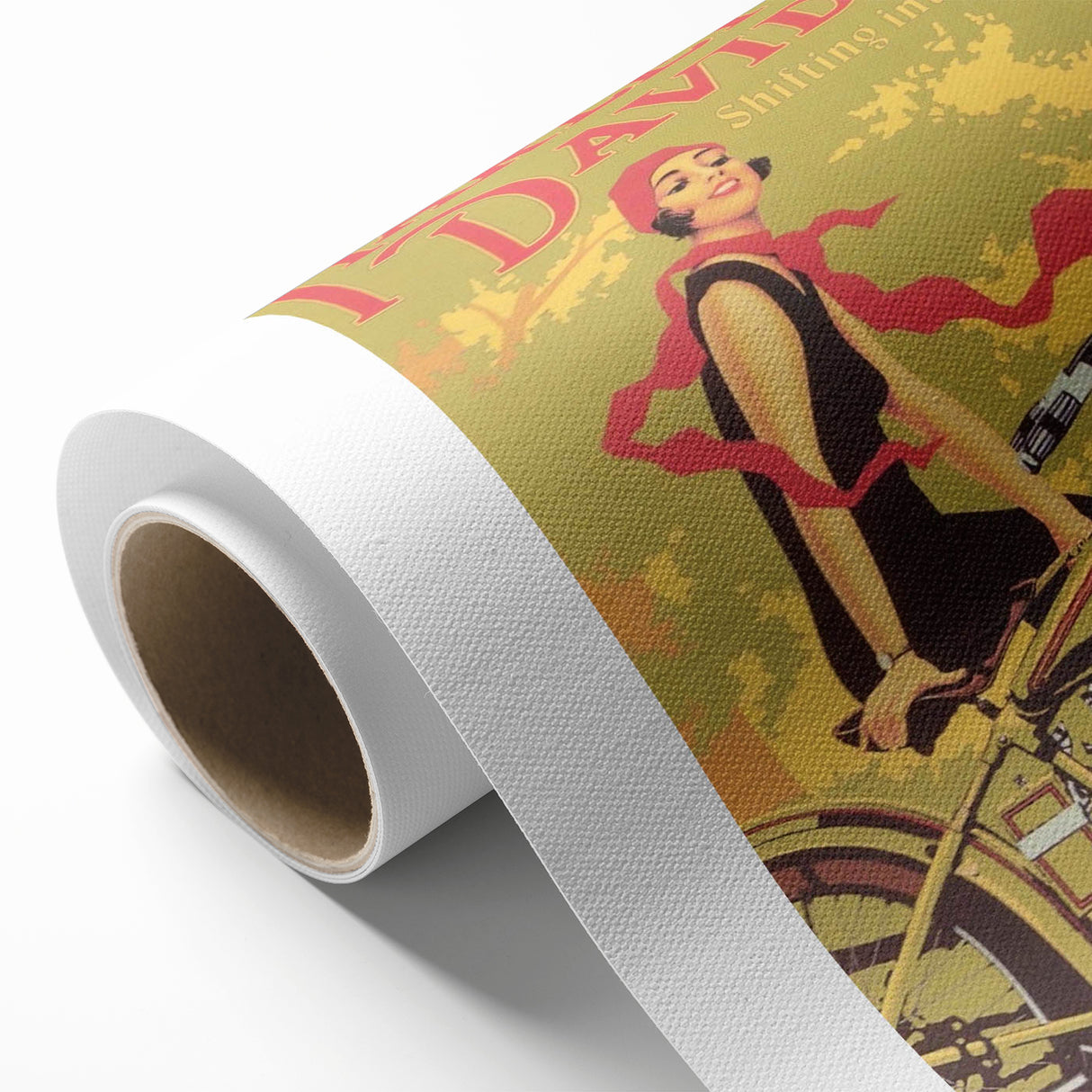 Retro Harley-Davidson Poster - Vintage Motorcycle Wall Art