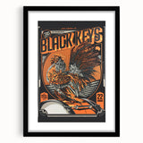 The Black Keys Concert Poster Art – Retro Rock Wall Decor