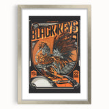 The Black Keys Concert Poster Art – Retro Rock Wall Decor