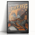 The Black Keys Concert Poster Art – Retro Rock Wall Decor