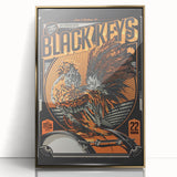 The Black Keys Concert Poster Art – Retro Rock Wall Decor