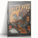 The Black Keys Concert Poster Art – Retro Rock Wall Decor