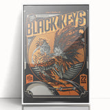 The Black Keys Concert Poster Art – Retro Rock Wall Decor