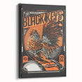 The Black Keys Concert Poster Art – Retro Rock Wall Decor