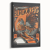 The Black Keys Concert Poster Art – Retro Rock Wall Decor